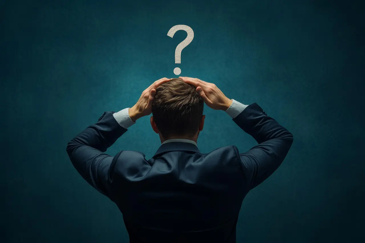 question, question mark, business, businessman, mark, concept, sign, person, symbol, money, confusion, head, confused, thinking, holding, success, mystery